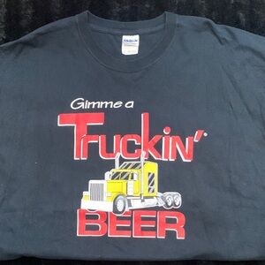 Gildan Black Graphic Men's T-Shirt